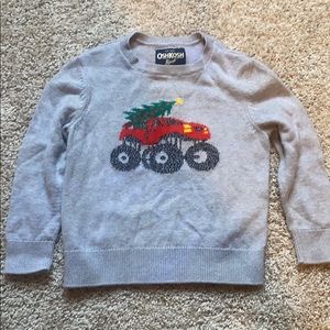 Monster Truck Christmas sweater